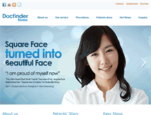 Tablet Screenshot of docfinderkorea.com